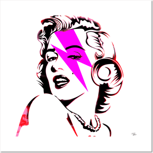 Marilyn stardust Posters and Art